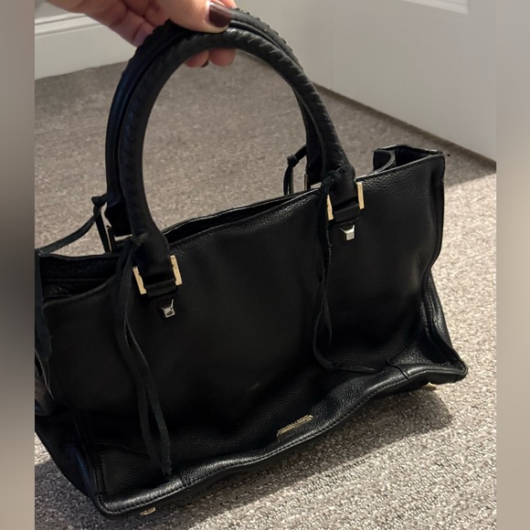 Rebecca Minkoff Black Leather Regan Satchel - Picture 14 of 16